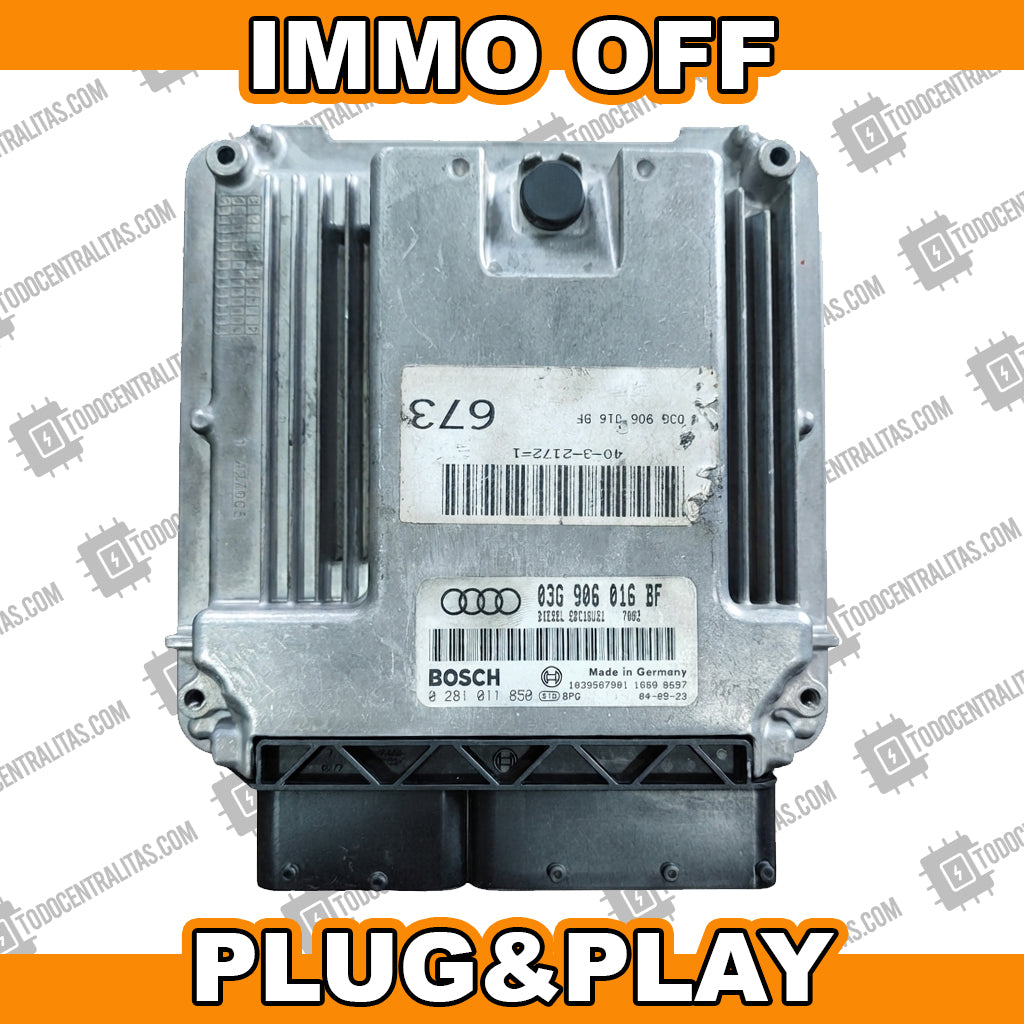 ECU BOSCH EDC16U31 0281011850 VAG