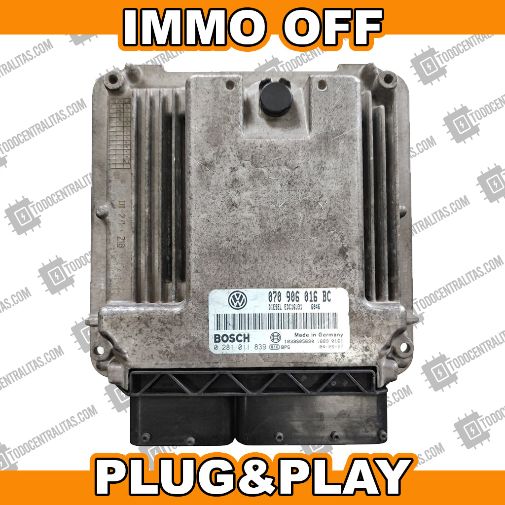 ECU BOSCH EDC16U31 0281011839 VAG