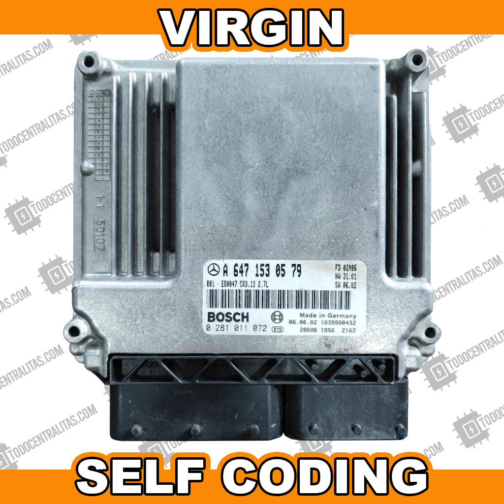 ECU BOSCH EDC16C2 0281011072 MERCEDES-BENZ