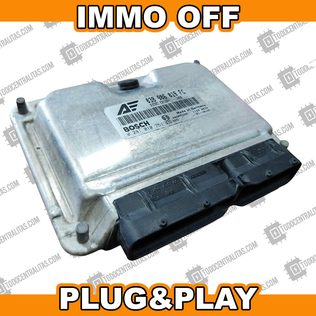 ECU BOSCH EDC15P+ 0281010751 VAG
