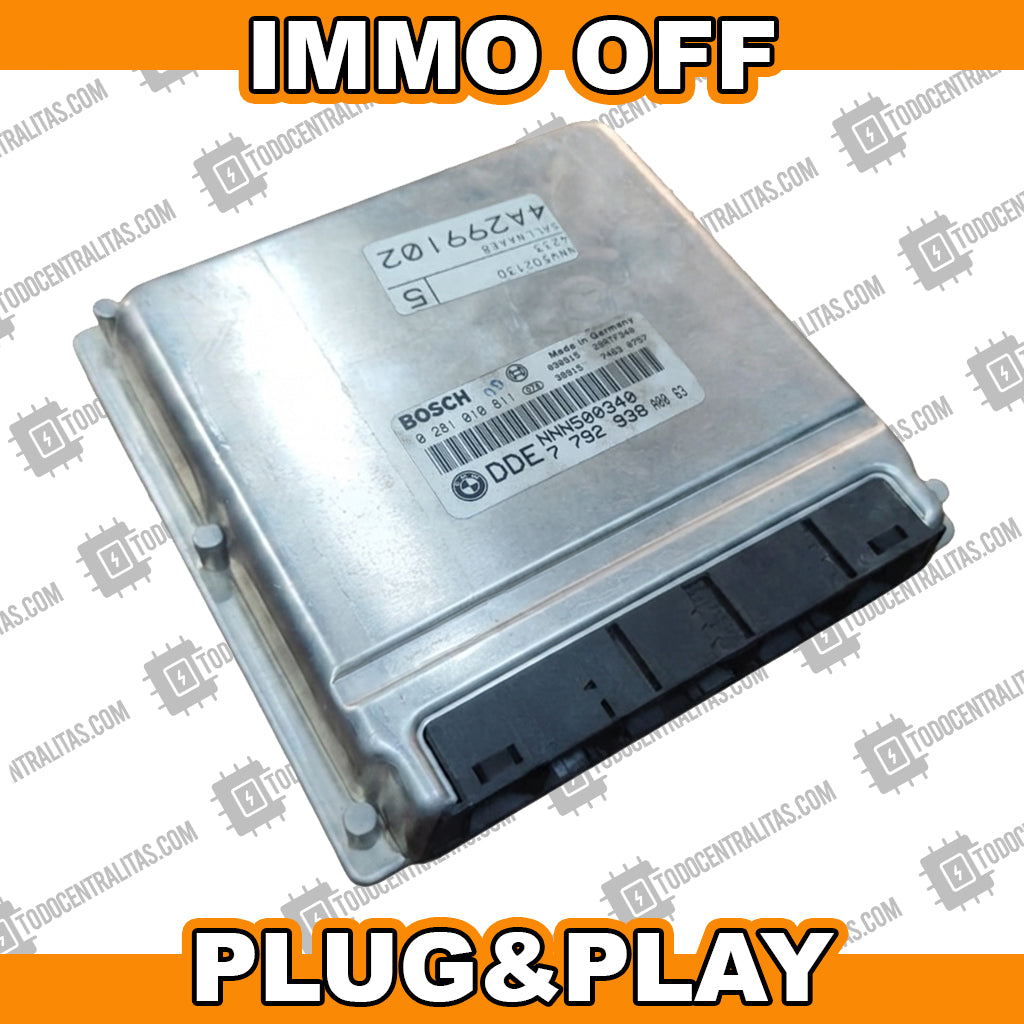 ECU BOSCH EDC15C4 0281010811 BMW 7792938 LAND ROVER NNN500340