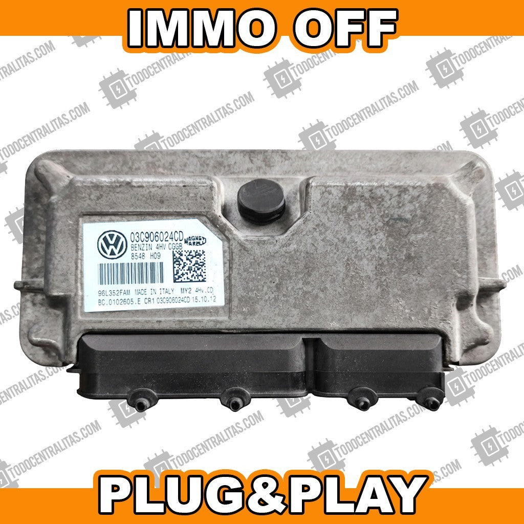 ECU MAGNETI MARELLI IAW 4HV 03C906024CD SEAT/VOLKSWAGEN
